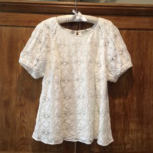 Anrthopologie Brand Maeve Sylvia Lace Blouse